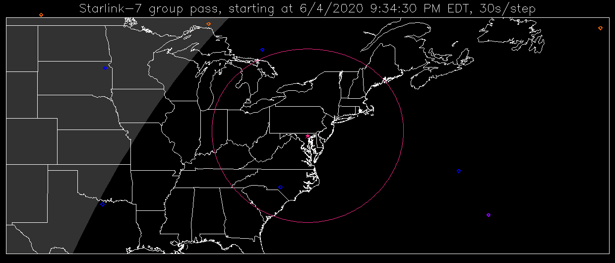 compact starlink-7 group pass tonght (Thurs, June 4) - Attackpoint